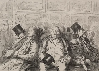 Moment of Rest in the Salon Carré