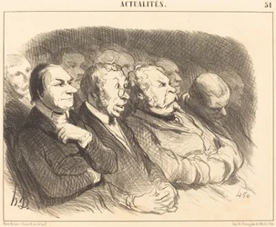 Physiognomies of Spectators at the Porte St.-Martin