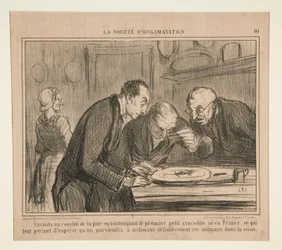 Scholars at the Height of Joy Contemplating the First Little Crocodile