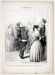 The Banqueters, plate 5: Rifolard opens the ball