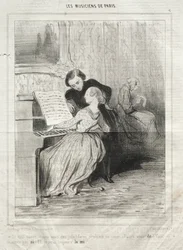 The Musicians of Paris, Plate 6: If You Knew How Pretty You Are!