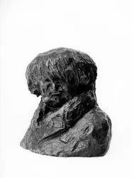 The busts loads of the “Celebrities of the Right Middle” Caricature by Clement Prunelle. Sculpture by Honore Daumier