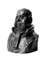 The busts loads of the “Celebrities of the Right Middle” Caricature by Alexandre Lecomte. Sculpture by Honore Daumier