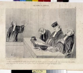 The People of Justice (Cartoon by Honore Daumier)