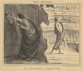 A Queen Preparing for a Great Tirade