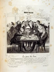 Illustrations about Ideas and Legends Philipon under the Title Les Cent and Robert Macaire