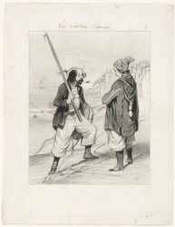 All Right Rigobert, My Old Friend…, plate one from Les Canotiers Parisiens