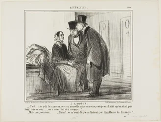 At the Odeon Theater. The new production of TARTUFFE seems to be very good, but I am furious that there is no performance tonight… there have been restrictions, I presume?… - But no, Monsieur… - Well, I have been warned that it would end with the apothe