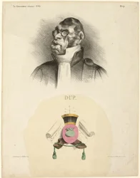 DUP..., plate 171 from Celebrities of Caricature