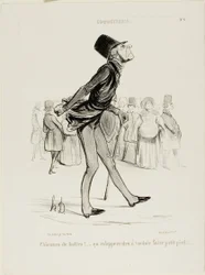 Damn Boots! That Will Teach Me to Take Smaller Steps... plate 6 from Coquetterie