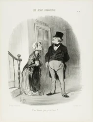 He Has Become a Landlord!, Plate 18 from Les Bons Bourgeois