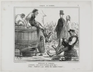 Impressions From the Vintage, Plate 2 from Croquis D