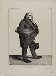 Mr. Barthe, plate 294 from Célébrités de la Caricature