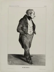 Mr. De Rign, plate 333 from Celebrities of the Caricature