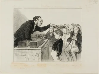 Mr. Jean-Joseph-Chaboulard, Plate 28 from Professors and Brats