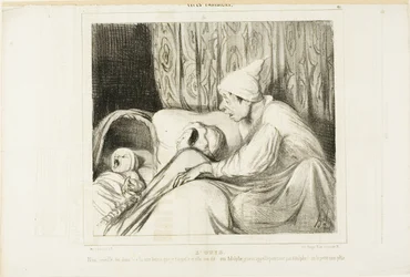 Sense of Hearing, plate 41 from Types Parisiens