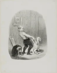 The First Dance Lesson, from Les Papas