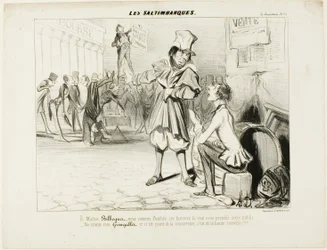 The Mountebanks. “- Oh Maître Bilboquet, we have had it... these clowns will steal our show! Don