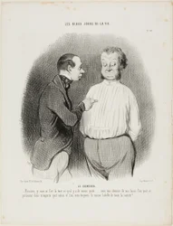 The Shirt Maker, plate 67 from Les Beaux Jours