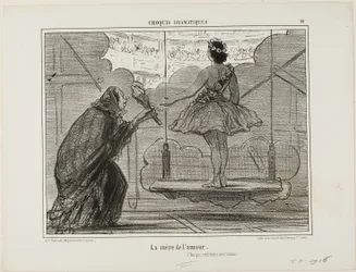 The Mother of Eros, Plate 10 from Croquis Dramatiques