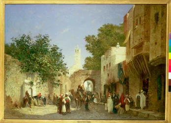 An Arab Street Scene, 1872