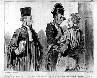 A lawyer and his client in 