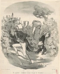Ah! Saperlotte! ... The Grapes Are Not Good This Year! ...