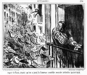 Appearance of Paris, since the famous moral comedy entitled LA Bourse (from the series of caricatures on the stock exchange)