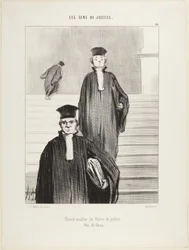 Grand Staircase of the Palace of Justice, Front View, number 36 from the series The People of Justice