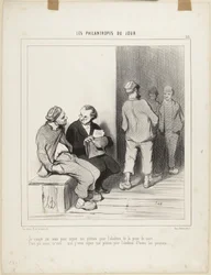 I am counting on you to sign..., number 33 from the series The Philanthropists of the Day