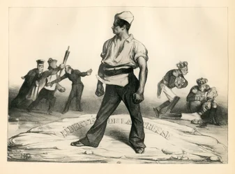 La Caricature (1830) Political, Satirical in B & W