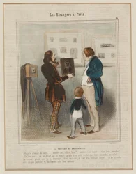 The Portrait in the Daguerreotype Process. (The Foreigners in Paris No. 16), from Le Charivari