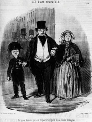 Les Bons Bourgeois by Daumier, in Charivari of 16/09/1846