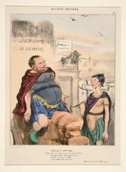 Marius at Carthage. Soldier, tell the Senate that in my noble destitution... from Histoire Ancienne