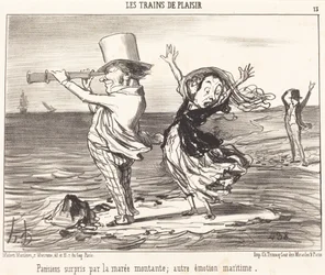 Parisians Surprised by the Tide...