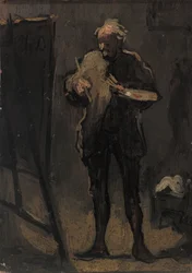 The Painter in Front of His Painting