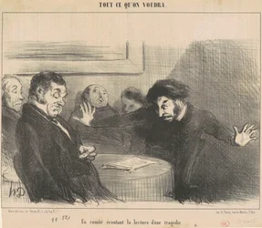 A Committee Listening to the Reading of a Tragedy