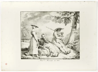 Scene of Auvergne in 1845