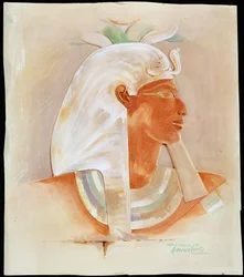 Head of the Ancient Egyptian Queen Makare Hatshepsut
