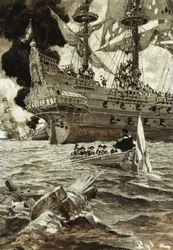 A Business Transaction: The Admiral Came in His Gig of State