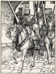 Away They Rode with Clashing Hoofs and Ringing Armor