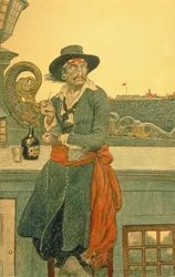 Kidd on the Deck of the 