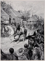 The Civil Procession Headed by General Washington and Governor Clinton