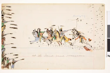 At the Sand Creek Massacre