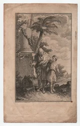 Boy Leading Blind Man