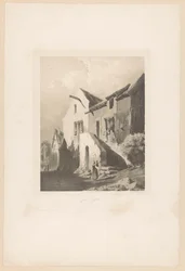 Houses Near Bougival (Fragments of Landscapes)