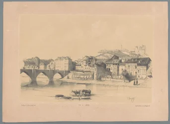 View of Limoges on the Vienne (Fragments of Landscapes)