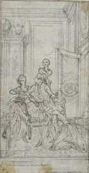 Study for Vignette-Frontispiece in Charles-Simon Favart