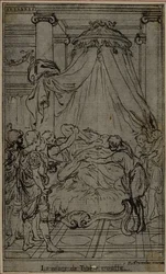 Study for an illustration in Tacitus "Tiberius, or The First Six Books of the Annals", Book VI, Vol. 3, Final Study
