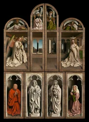 Exterior of Left and Right panels of The Ghent Altarpiece